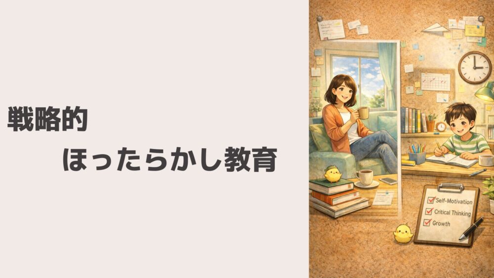 戦略的ほったらかし教育